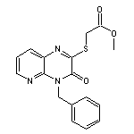 methyl [(4-benzyl-3-oxo-3,4-dihydropyrido[2,3-b]pyrazin-2-yl)thio]acetate