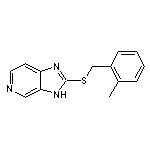2-[(2-methylbenzyl)thio]-3H-imidazo[4,5-c]pyridine