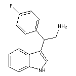 2-(4-fluorophenyl)-2-(1H-indol-3-yl)ethanamine