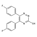 5,6-bis(4-fluorophenyl)-1,2,4-triazine-3-thiol