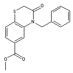 methyl 4-benzyl-3-oxo-3,4-dihydro-2H-1,4-benzothiazine-6-carboxylate