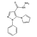 1-phenyl-5-(1H-pyrrol-1-yl)-1H-pyrazole-4-carbohydrazide
