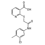 2-({2-[(3-chloro-4-methylphenyl)amino]-2-oxoethyl}thio)nicotinic acid