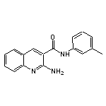 2-amino-N-(3-methylphenyl)-3-quinolinecarboxamide