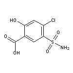 4-Chloro-2-hydroxy-5-sulfamoylbenzoic acid