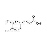 3-(4-Chloro-3-fluorophenyl)propanoic Acid