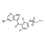 N-[3-(5-Bromo-7-azaindole-3-carbonyl)-2,4-difluorophenyl]-1-propanesulfonamide