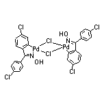Di-mu-chlorobis[5-chloro-2-[(4-chlorophenyl)(hydroxyimino)methyl]phenyl]palladium(II) Dimer