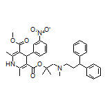 3-[1-[(3,3-Diphenylpropyl)(methyl)amino]-2-methylpropan-2-yl] 5-Methyl 2,6-Dimethyl-4-(3-nitrophenyl)-1,4-dihydropyridine-3,5-dicarboxylate