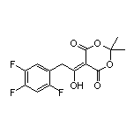 5-[1-Hydroxy-2-(2,4,5-trifluorophenyl)ethylidene]-2,2-dimethyl-1,3-dioxane-4,6-dione