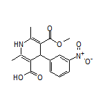 5-(Methoxycarbonyl)-2,6-dimethyl-4-(3-nitrophenyl)-1,4-dihydropyridine-3-carboxylic Acid