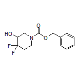 1-Cbz-4,4-difluoropiperidin-3-ol