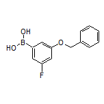 3-(Benzyloxy)-5-fluorophenylboronic Acid