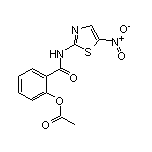 2-[(5-Nitrothiazol-2-yl)carbamoyl]phenyl Acetate