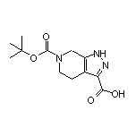 6-Boc-4,5,6,7-tetrahydro-1H-pyrazolo[3,4-c]pyridine-3-carboxylic Acid