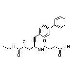 4-[[(2S,4R)-1-(4-Biphenylyl)-5-ethoxy-4-methyl-5-oxo-2-pentyl]amino]-4-oxobutanoic Acid