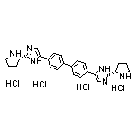 4,4’-Bis[2-[(S)-2-pyrrolidinyl]-5-imidazolyl]biphenyl Tetrahydrochloride