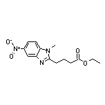 Ethyl 4-(1-Methyl-5-nitro-2-benzimidazolyl)butanoate