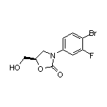 (R)-3-(4-Bromo-3-fluorophenyl)-5-(hydroxymethyl)oxazolidin-2-one