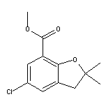 Methyl 5-Chloro-2,2-Dimethyl-2,3-Dihydrobenzofuran-7-Carboxylate