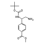 methyl 4-(1-amino-2-((tert-butoxycarbonyl)amino)ethyl)benzoate