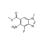 Methyl 5-Amino-4-fluoro-1-methylbenzimidazole-6-carboxylate