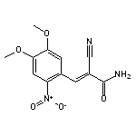 (E)-2-cyano-3-(4,5-dimethoxy-2-nitrophenyl)acrylamide