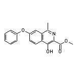 Methyl 4-Hydroxy-1-methyl-7-phenoxyisoquinoline-3-carboxylate