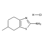 6-methyl-4,5,6,7-tetrahydro-1,3-benzothiazol-2-amine hydrochloride