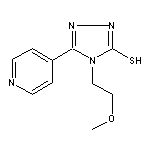 4-(2-Methoxy-ethyl)-5-pyridin-4-yl-4H-[1,2,4]triazole-3-thiol