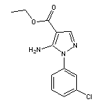 ethyl 5-amino-1-(3-chlorophenyl)-1H-pyrazole-4-carboxylate