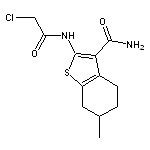 2-(2-Chloro-acetylamino)-6-methyl-4,5,6,7-tetrahydro-benzo[b]thiophene-3-carboxylic acid amide