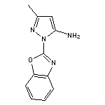 2-Benzooxazol-2-yl-5-methyl-2H-pyrazol-3-ylamine