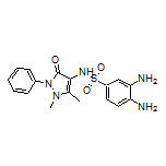 3,4-Diamino-N-(1,5-dimethyl-3-oxo-2-phenyl-2,3-dihydro-4-pyrazolyl)benzenesulfonamide