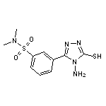 3-(4-Amino-5-mercapto-4H-[1,2,4]triazol-3-yl)-N,N-dimethyl-benzenesulfonamide