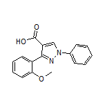 3-(2-Methoxyphenyl)-1-phenylpyrazole-4-carboxylic Acid