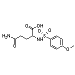 4-Carbamoyl-2-(4-methoxy-benzenesulfonylamino)-butyric acid