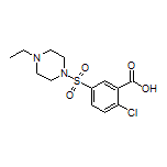 2-Chloro-5-[(4-ethyl-1-piperazinyl)sulfonyl]benzoic Acid