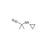 2-(cyclopropylamino)-2-methylpropanenitrile