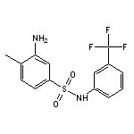 3-amino-4-methyl-N-[3-(trifluoromethyl)phenyl]benzenesulfonamide