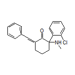 6-Benzylidene-2-(2-chlorophenyl)-2-(methylamino)cyclohexanone