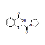 2-[[2-Oxo-2-(1-pyrrolidinyl)ethyl]thio]benzoic Acid