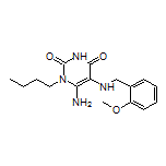 6-Amino-1-butyl-5-[(2-methoxybenzyl)amino]pyrimidine-2,4(1H,3H)-dione