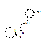 3-Methoxy-N-[(6,7,8,9-tetrahydro-5H-[1,2,4]triazolo[4,3-a]azepin-3-yl)methyl]aniline