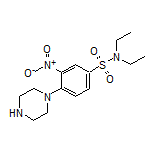 N,N-Diethyl-3-nitro-4-(1-piperazinyl)benzenesulfonamide