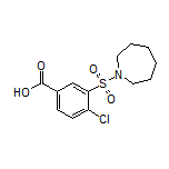 3-(Azepan-1-ylsulfonyl)-4-chlorobenzoic Acid