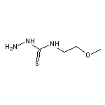 N-(2-methoxyethyl)hydrazinecarbothioamide