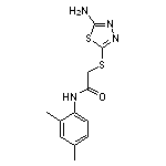 2-(5-Amino-[1,3,4]thiadiazol-2-ylsulfanyl)-N-(2,4-dimethyl-phenyl)-acetamide