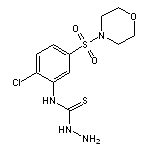 N-[2-chloro-5-(morpholin-4-ylsulfonyl)phenyl]hydrazinecarbothioamide