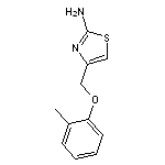 4-[(2-methylphenoxy)methyl]-1,3-thiazol-2-amine